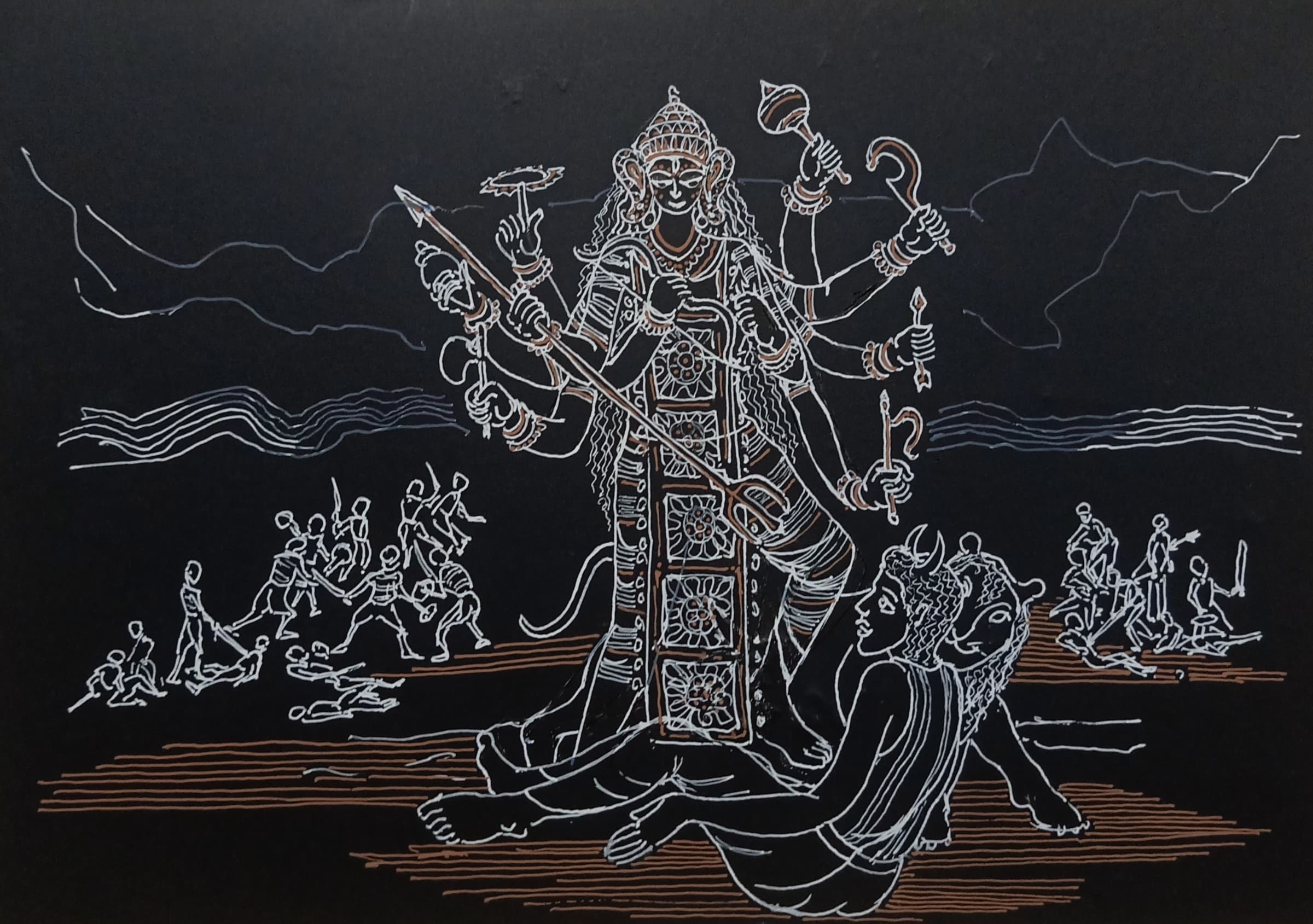 Mahisasur Mardini by Sumana Dey