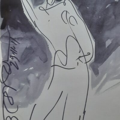 Dancescapes ( Astad Deboo ) - set of 8 paintings